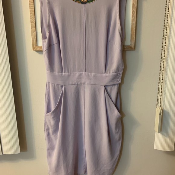 Aritzia Leila Dress in Orchid Bloom colour - Picture 1 of 4